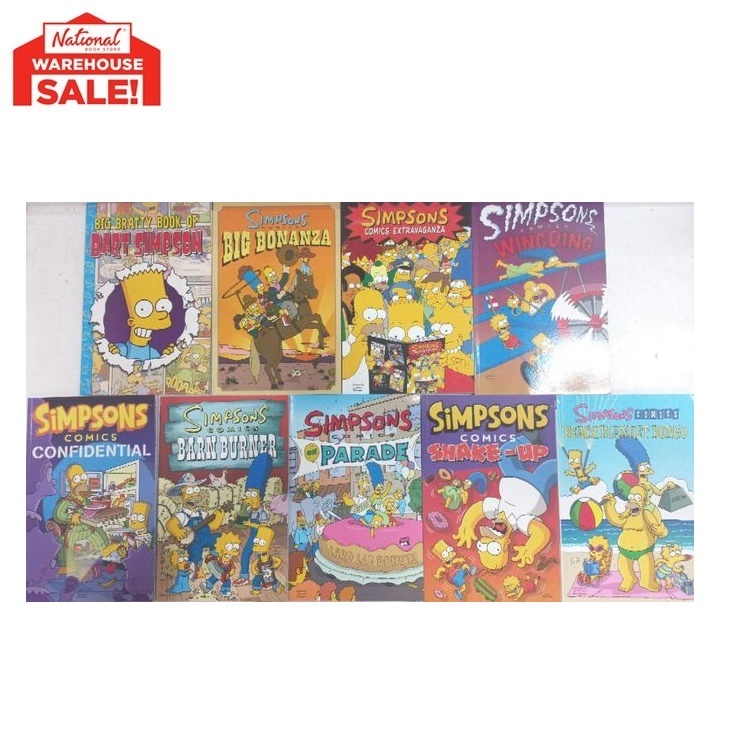 Simpsons Comics Bart Simpson Assorted Tittles Paperback Shopee