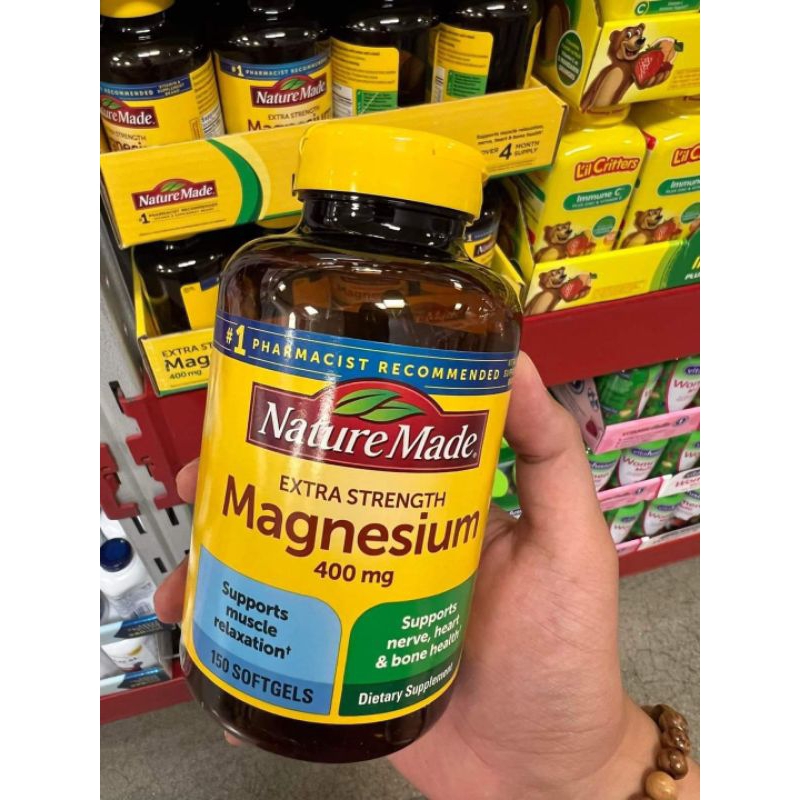 Nature Made Magnesium Mg Softgels Expiry Shopee