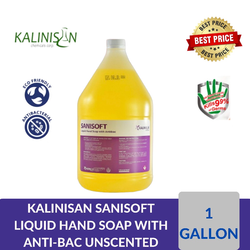 BEST PRICE Kalinisan Sanisoft Unscented Liquid Hand Soap With Antibac 1