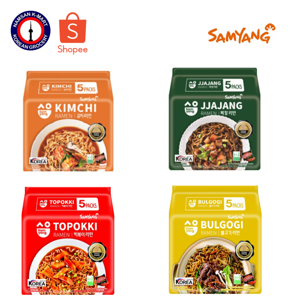 Samyang Ramen Bulgogi Jjajang Topokki Kimchi Shopee Philippines