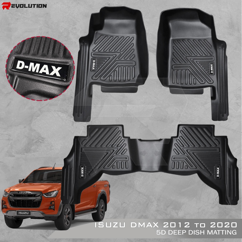 Isuzu Dmax To Oem D Deep Dish Matting Pcs Set Shopee