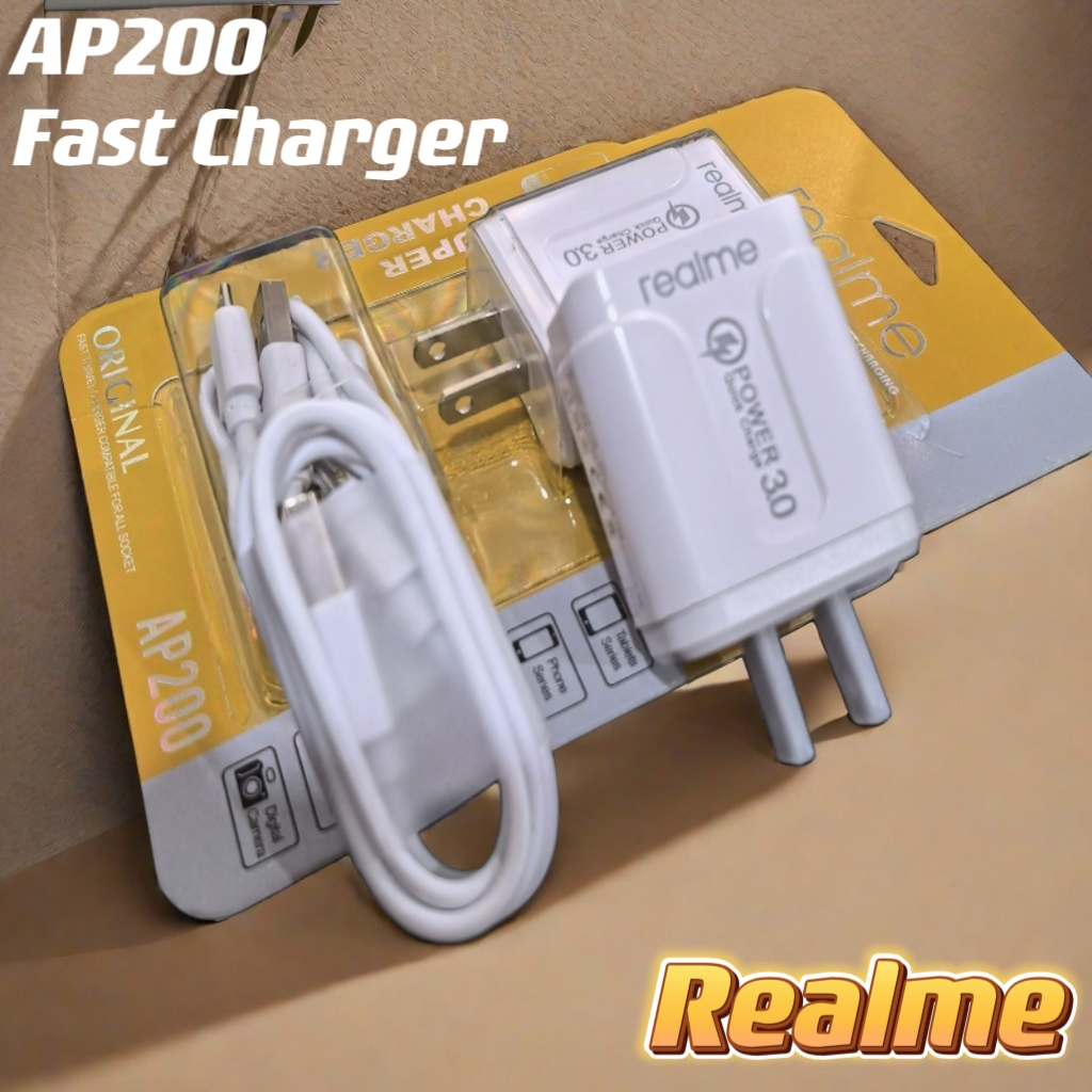 AP200 Realme 5 5i C11 C12 C15 Travel Fast Charging 3A Fast Charger With