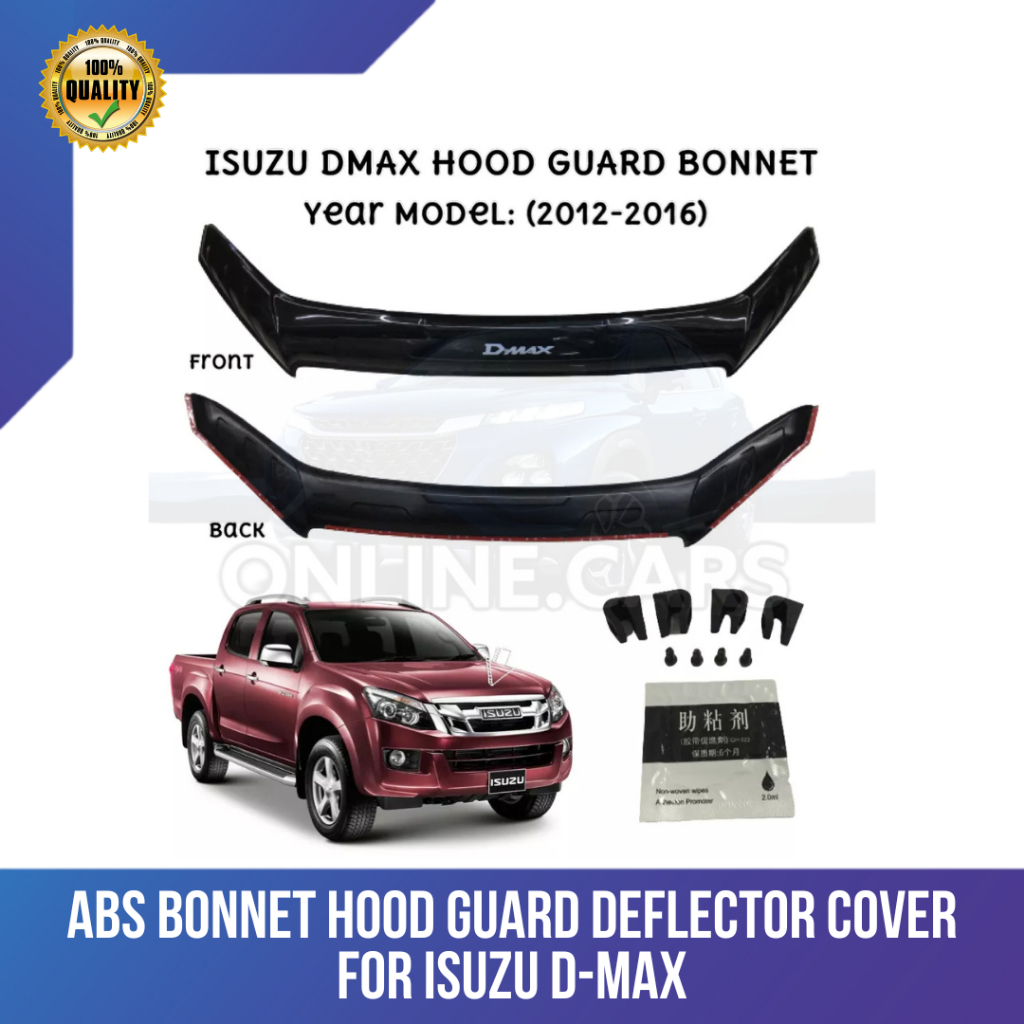 Cpa Abs Bonnet Hood Guard Deflector Cover For Isuzu D Max