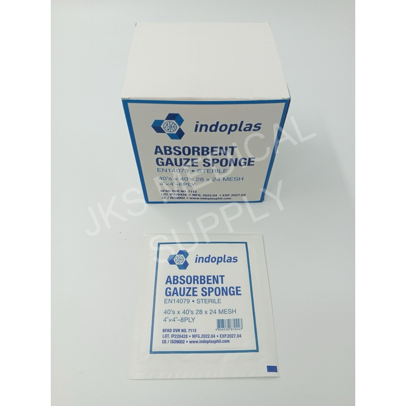 Indoplas X Sterile Gauze Pad Shopee Philippines