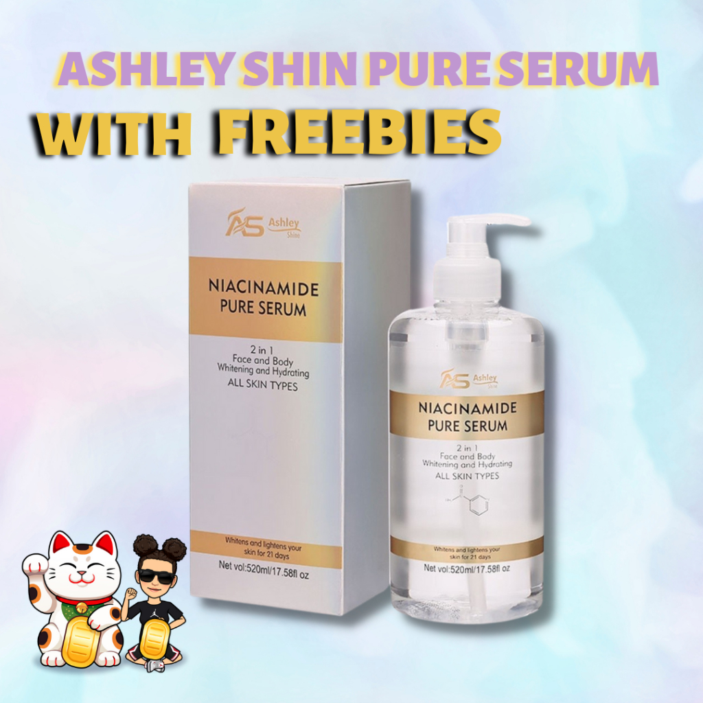 ASHLEY SHINE PURE SERUM NIACINAMIDE HYALURONIC 520ml Face And Body