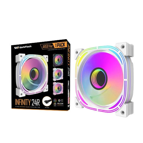 Darkflash Infinity R A Rgb Reverse Blade Single Cooling Fan Shopee