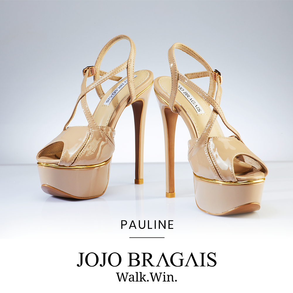 Jojo Bragais Pauline Nude Glossy 5 5 Heels Shopee Philippines