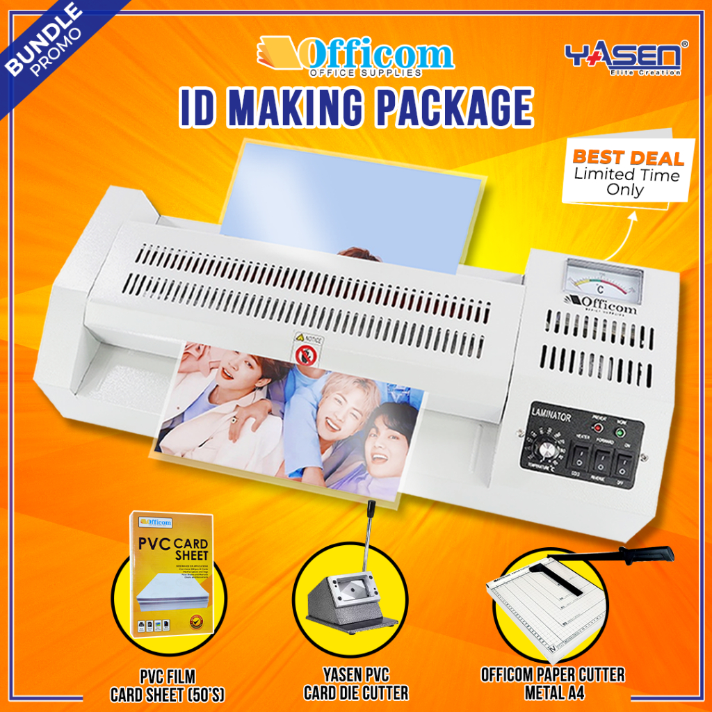 Officom A3 A4 Size Laminator 320 Hot Cold Reverse 220V Laminating