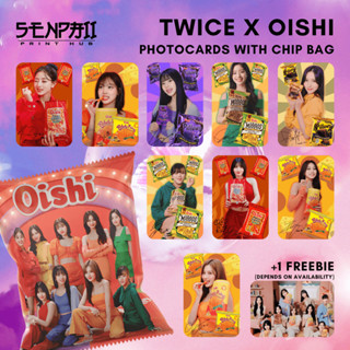 Twice X Oishi Photocards With O Wow Chip Bag Shopee Philippines