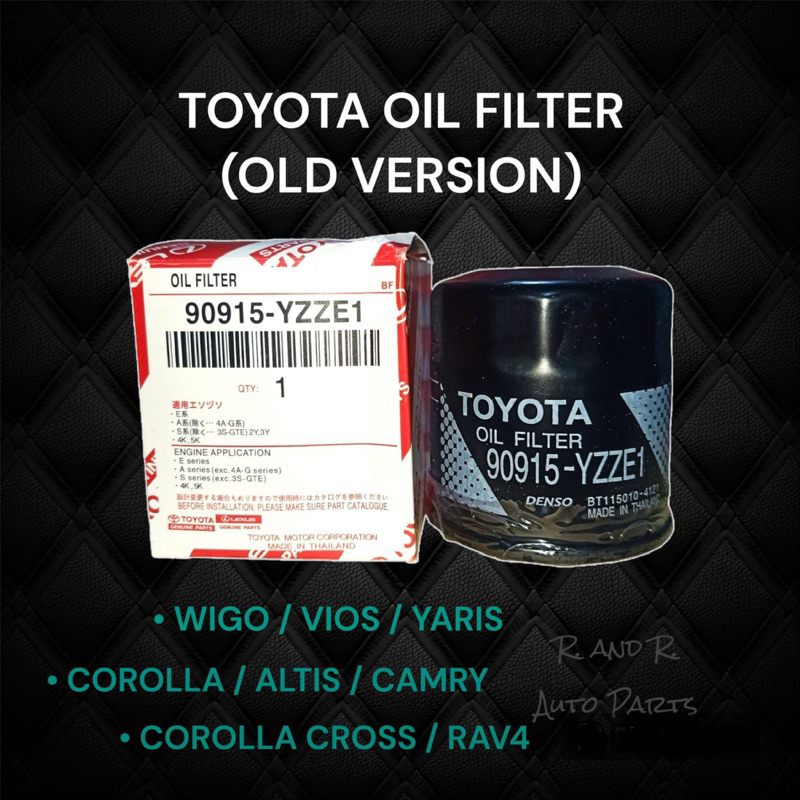 Oil Filter For Toyota Vios Wigo Corolla Altis All Model Avanza Rav