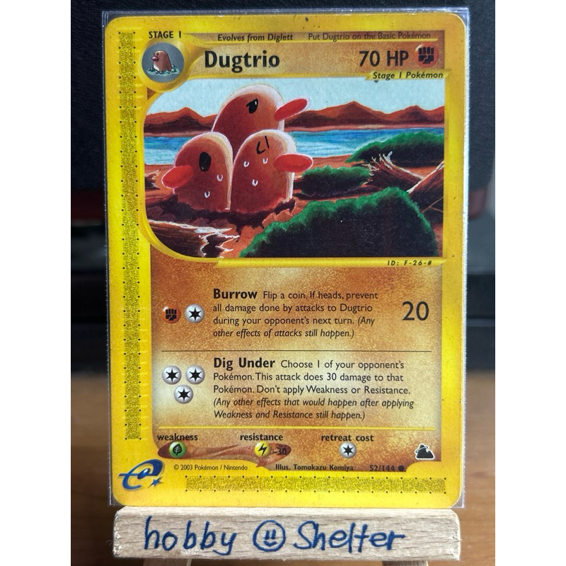 Dugtrio Common Skyridge Pokemon Trading Card Game Tcg