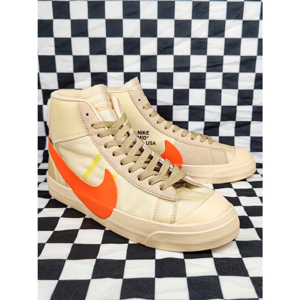 OFF WHITE X NIKE Blazer Mid All Hallows Eve THE TEN Grim Reaper Sneaker