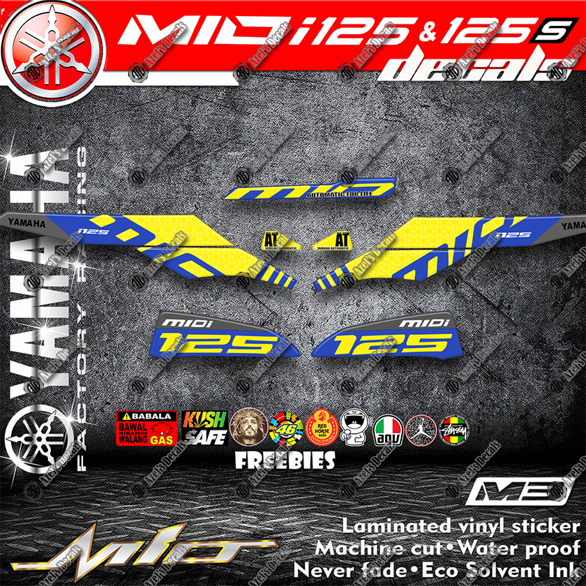 Mio I S Stock Decals Sticker For Yamaha M Motorcycle Parts