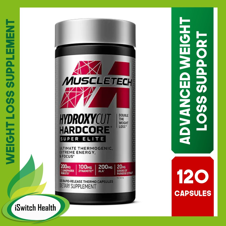 Muscletech Hydroxycut Hardcore Super Elite Capsules Shopee