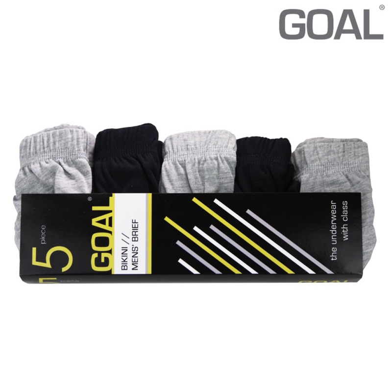 GOAL BY SORELLA Men S 5 In 1 BIKINI Brief Pack Shopee Philippines