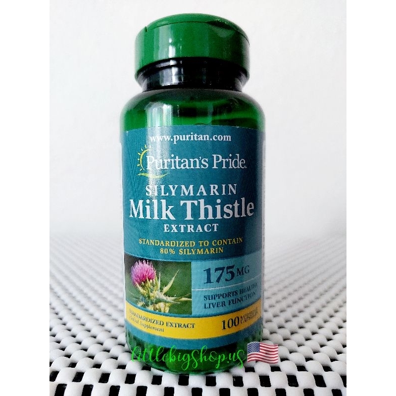 Puritan S Pride Milk Thistle 175mg 100 Capsules Shopee Philippines