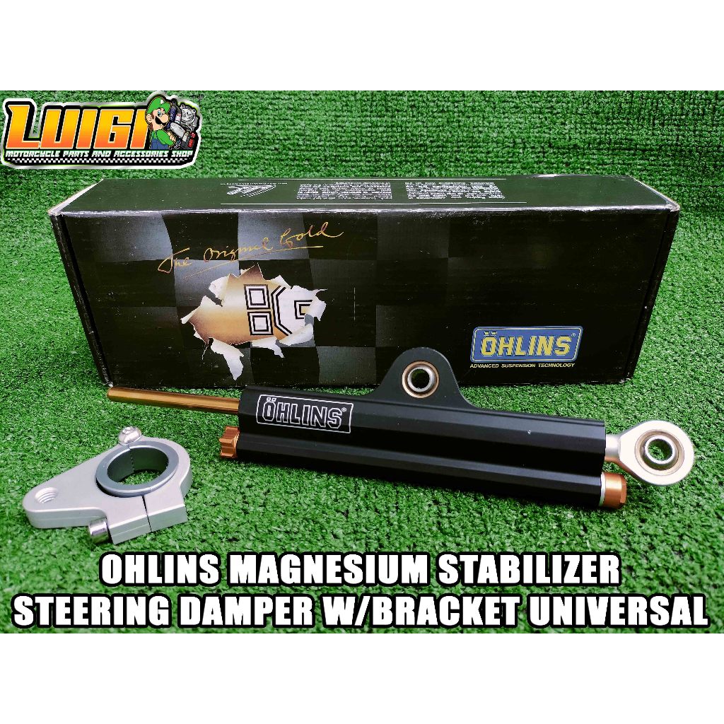 Ohlins Magnesium Stabilizer Steering Damper With Bracket Universal