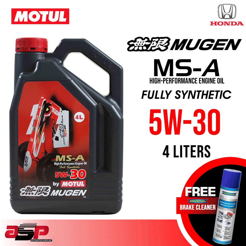 Motul Mugen Msa W Fully Synthetic Honda Engine Oil Liters Free