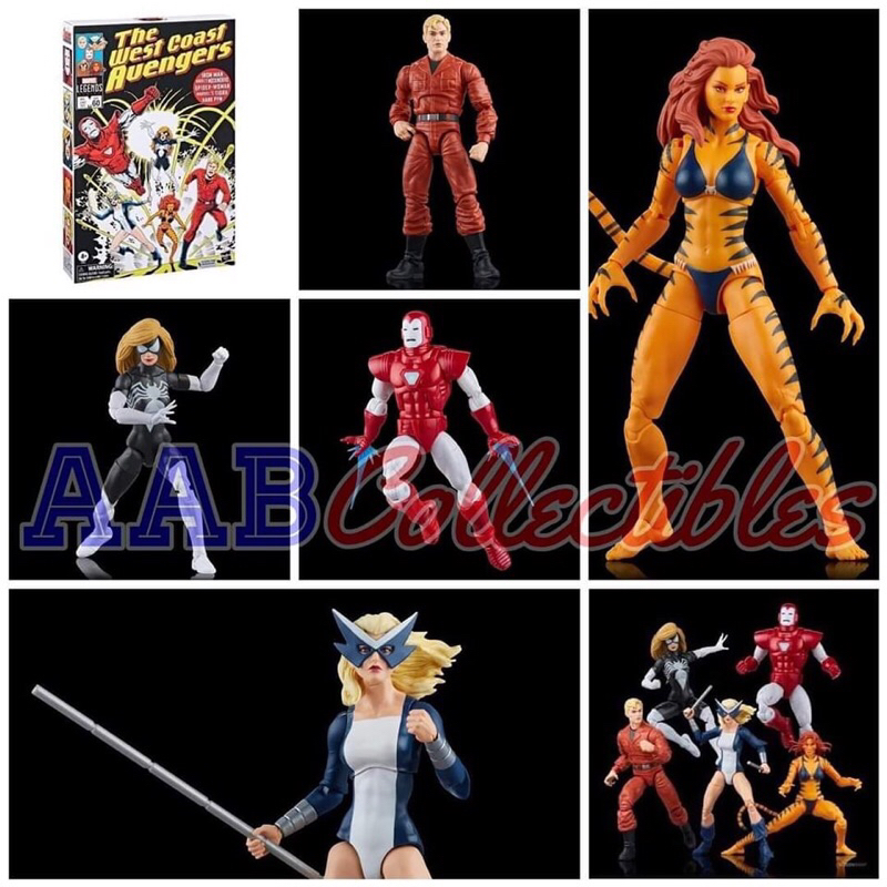 HASBRO MARVEL LEGENDS THE WEST COAST AVENGERS 5 PACK Shopee