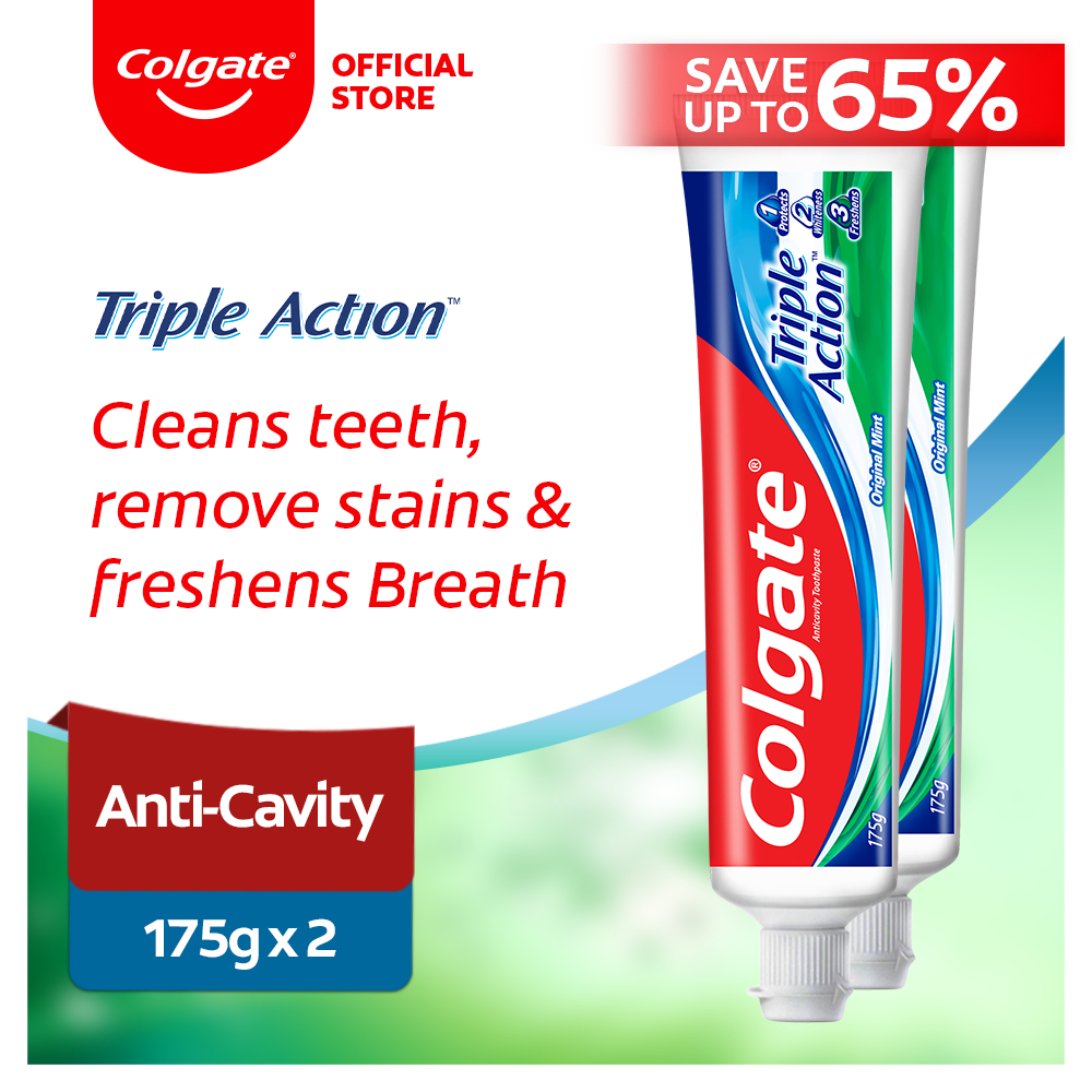 Colgate TAS Toothpaste 175g Twin Pack Shopee Philippines