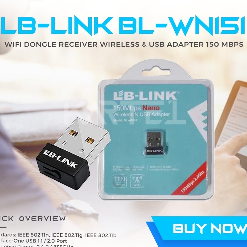 LB LINK BL WN151 WIFI Dongle Receiver Wireless N USB Adapter 150 Mbps