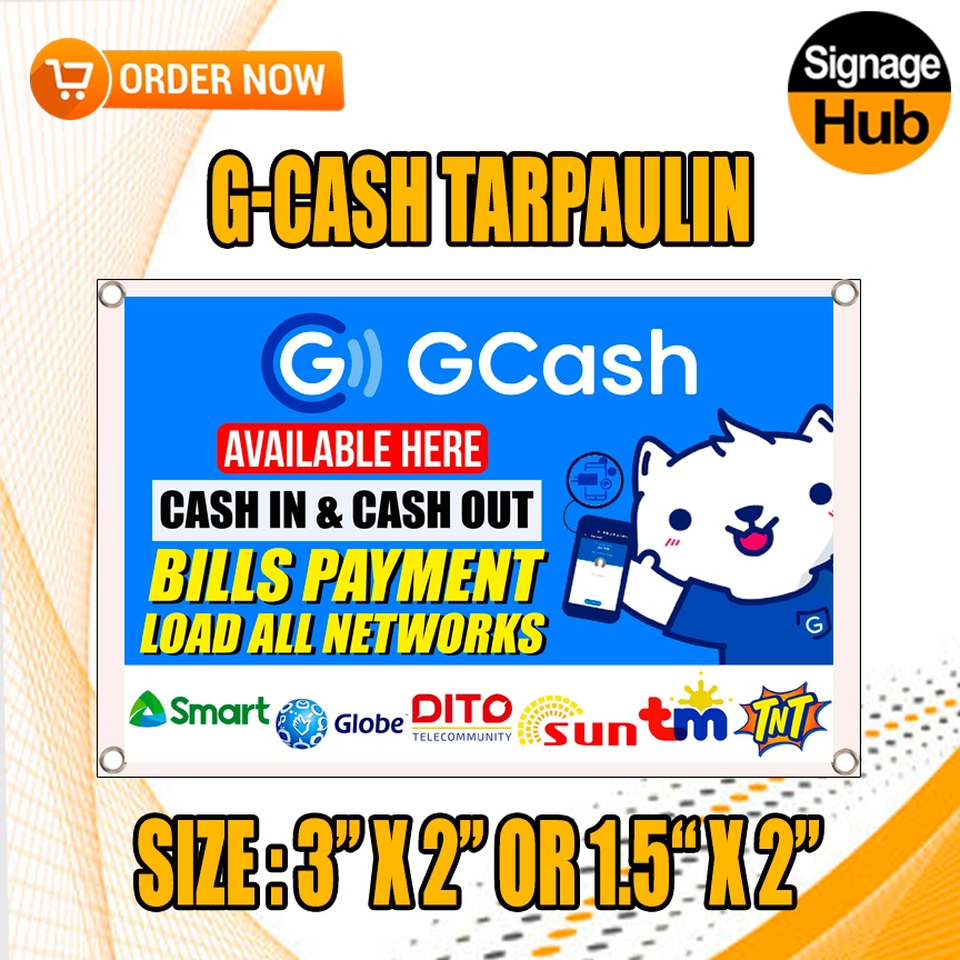 G Cash Cash In Cash Out Load Available Here Business Tarpaulin