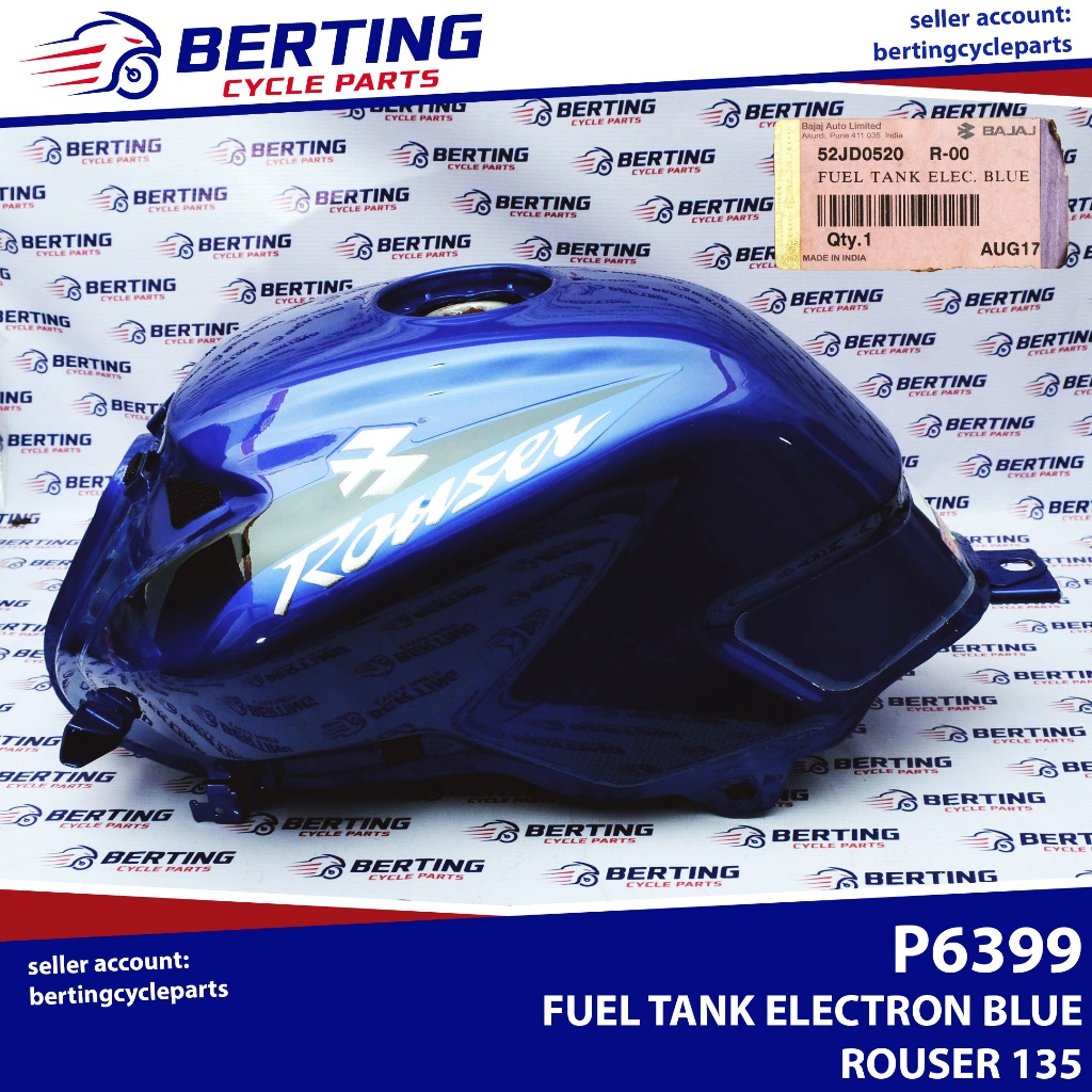 FUEL TANK ELECTRON BLUE Rouser 135 Genuine 52JD0520 Shopee Philippines