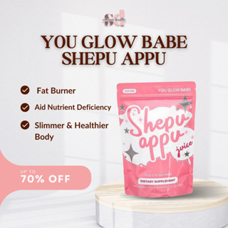 YOU GLOW BABE Shepu Appu Slimming And Whitening Juice 10 Sachets 150g