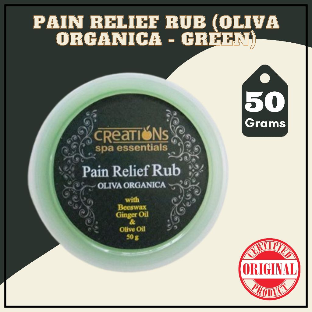 Original Creations Spa Essentials Massage Rub Oliva Organica Green