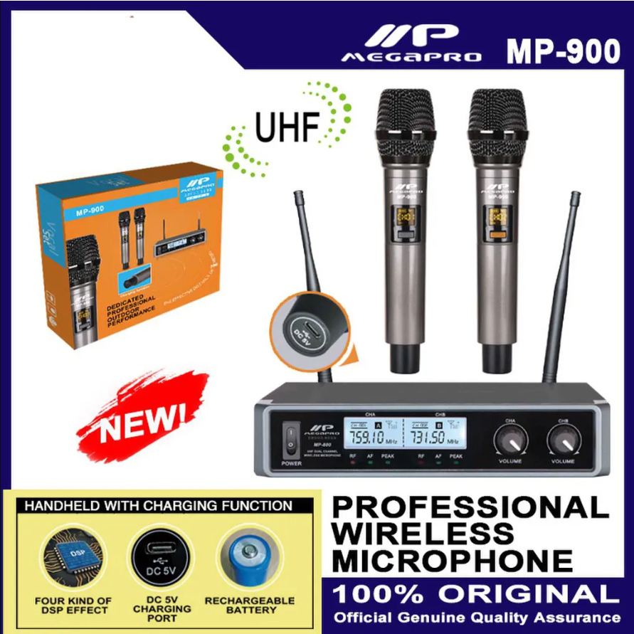 Mp Megapro Plus Mp Newest Digital Dedicated Wireless Microphone