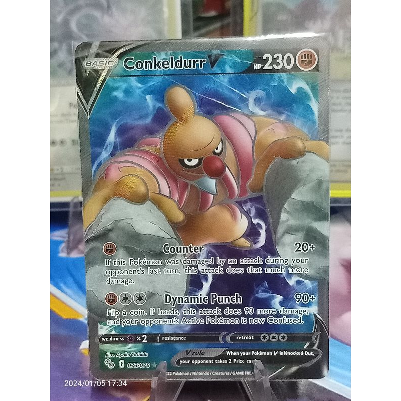 Conkeldurr Ultra Rare Collection Pokemon TCG Authentic Original