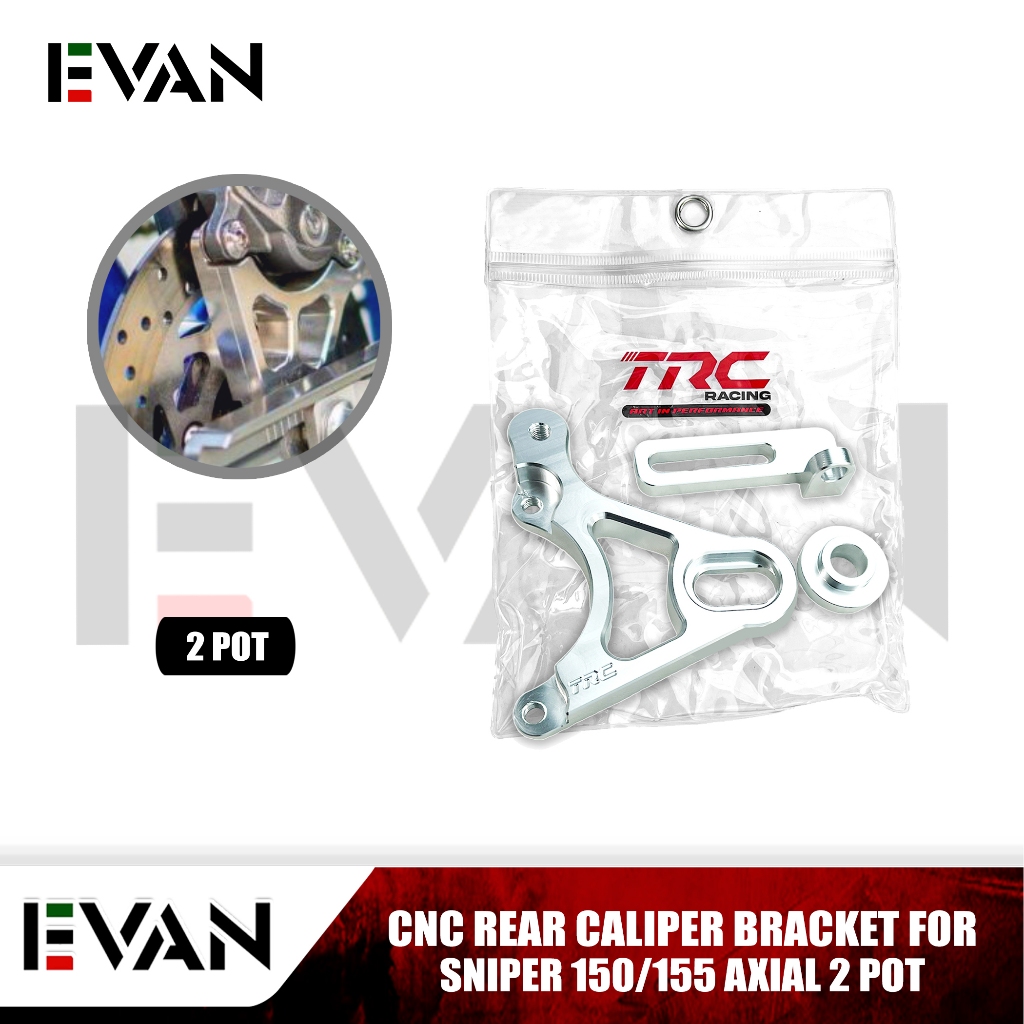 Trc Cnc Rear Caliper Bracket Pot For Sniper Axial Shopee