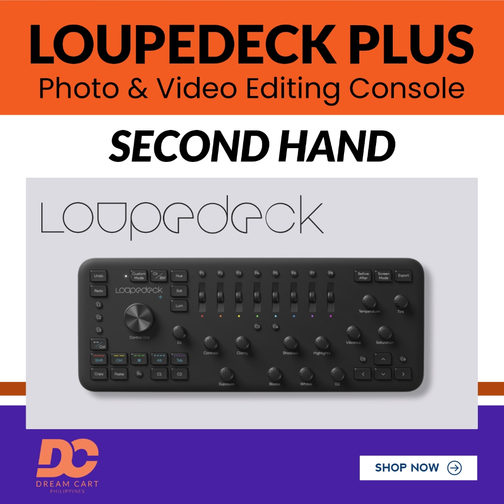 Loupedeck Plus Ergonomic Photo And Video USB Editing Console LD For