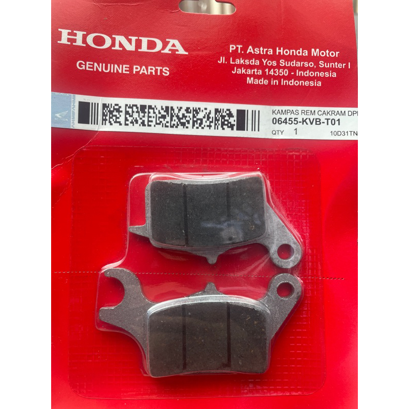 Honda Brake Pad Set Beat V V Click V I I Pcs Shopee