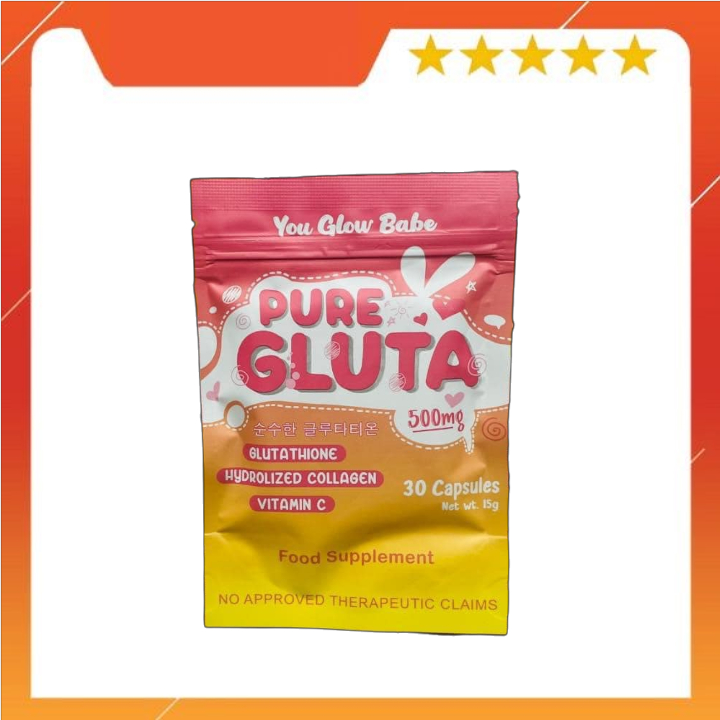 Pure Gluta You Glow Babe Capsules Shopee Philippines