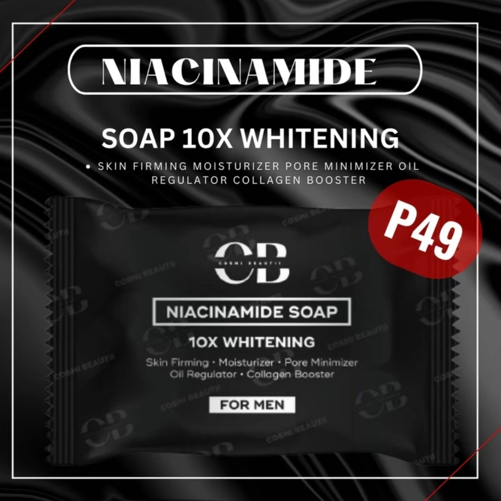 Cb Niacinamide Soap For Men X Whitening Soap For All Skin Types G