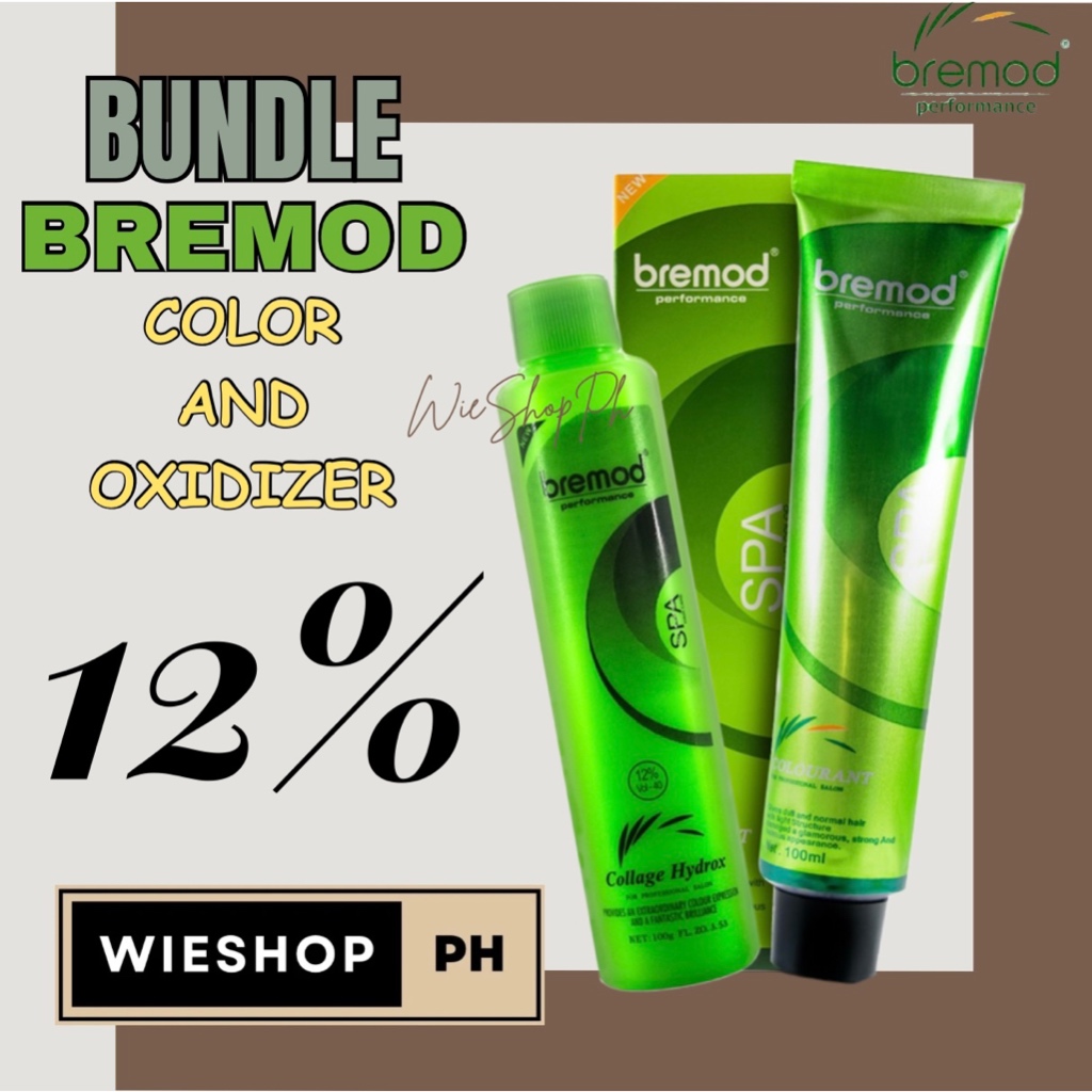 Bremod Lightest Blonde Hair Color Set With Oxidizer