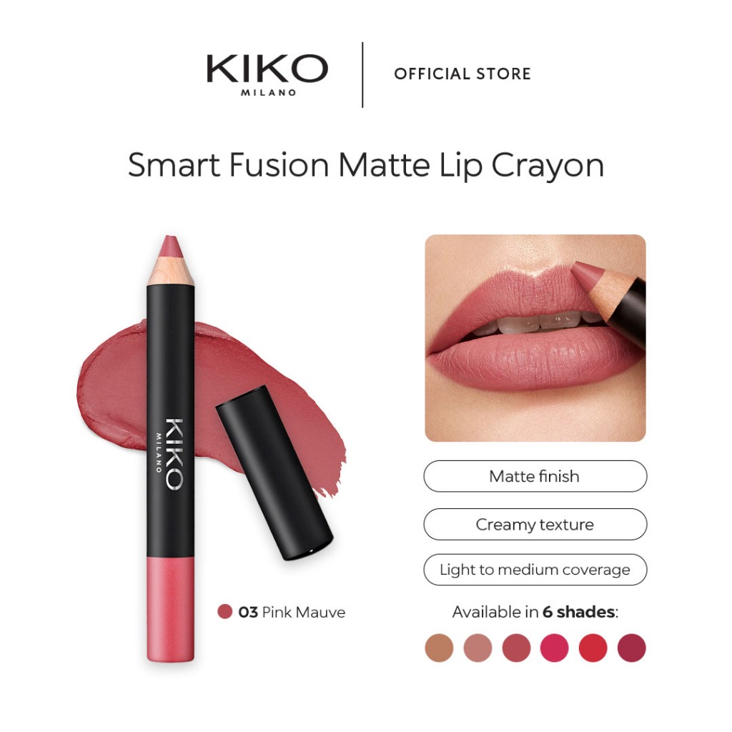 Kiko Milano Smart Fusion Matte Lip Crayon Shopee Philippines