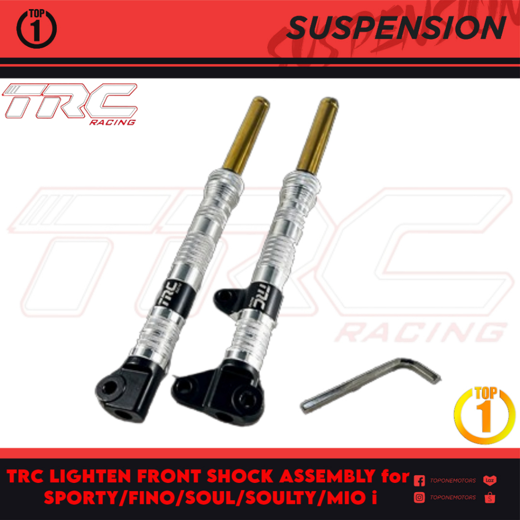 TOP1 PH Lighten Front Shock Assembly TRC CNC For Sporty Fino Soul