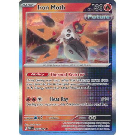 Iron Moth 028 182 Holo Rare POKEMON TCG Paradox Rift Shopee