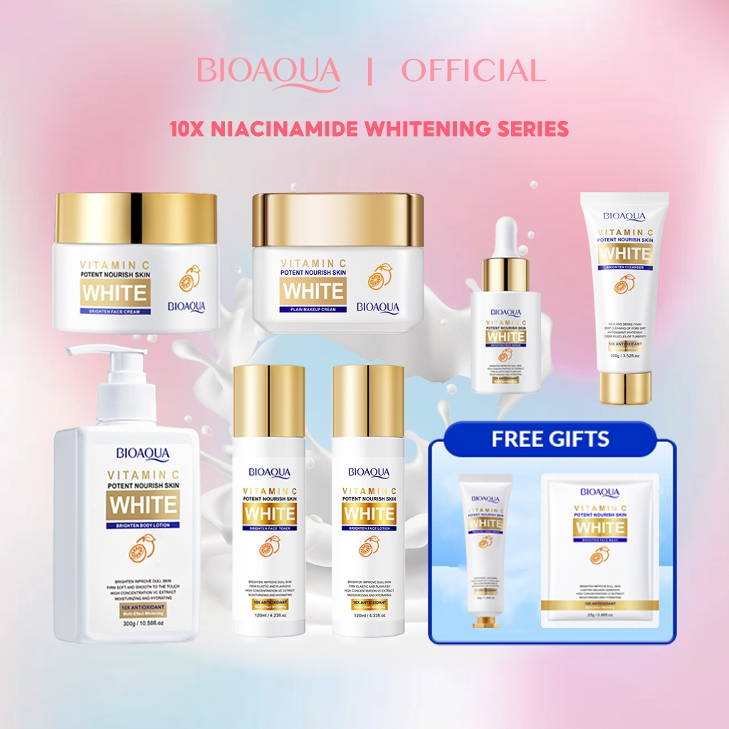 Bioaoua Vitamin C Whitening Brightening Facial Moisturizing Skin Care