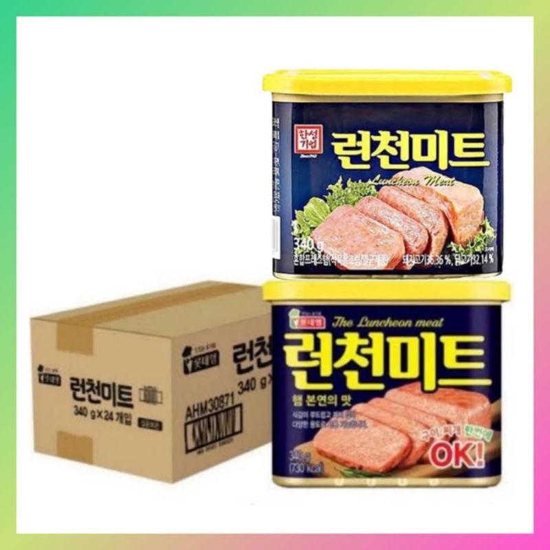 LOTTE HANSUNG Korean Luncheon Meat 340g 24 1BOX Shopee Philippines