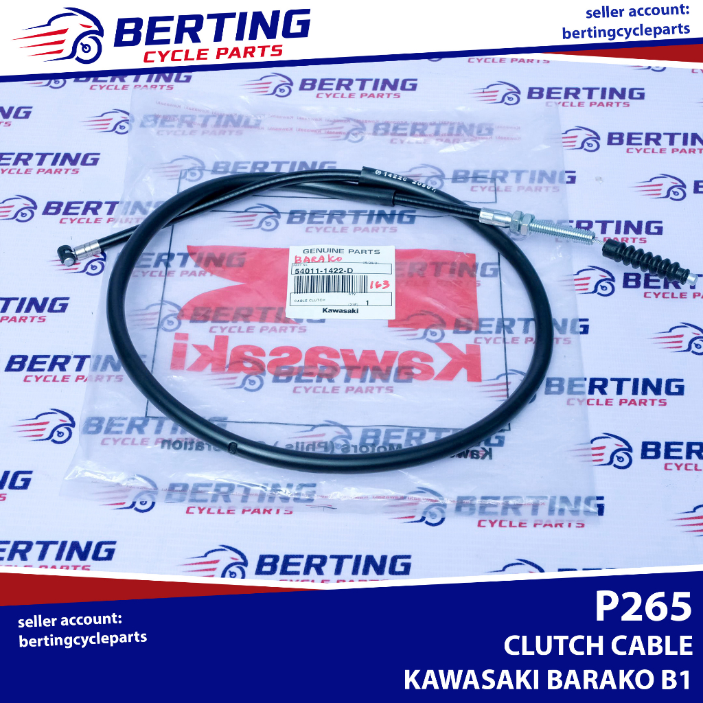 CLUTCH CABLE Kawasaki Barako 1 Genuine 54011 1422 D Shopee Philippines