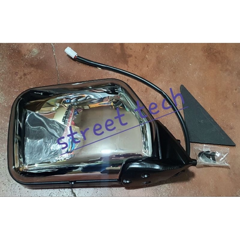 Toyota Revo Chrome Side Mirror Power Adjust Lens Manual Fold