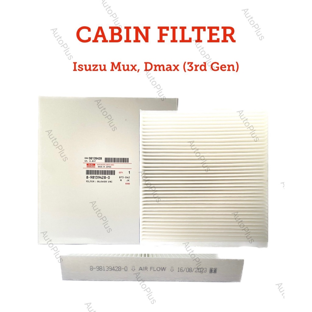 AIRCON CABIN FILTER White Isuzu Mux Dmax Shopee Philippines