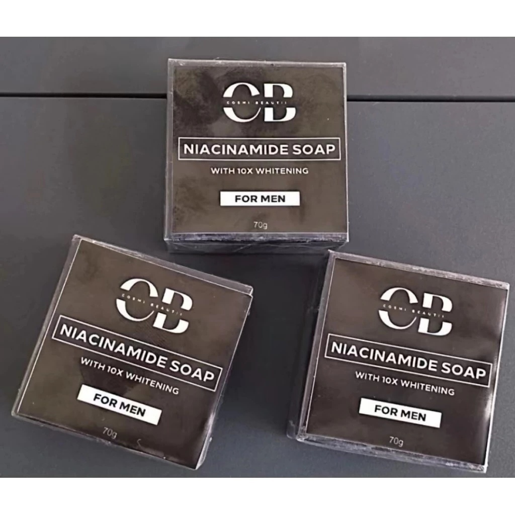 Cb Niacinamide Soap For Men X Whitening Soap Whitening All Skin Types