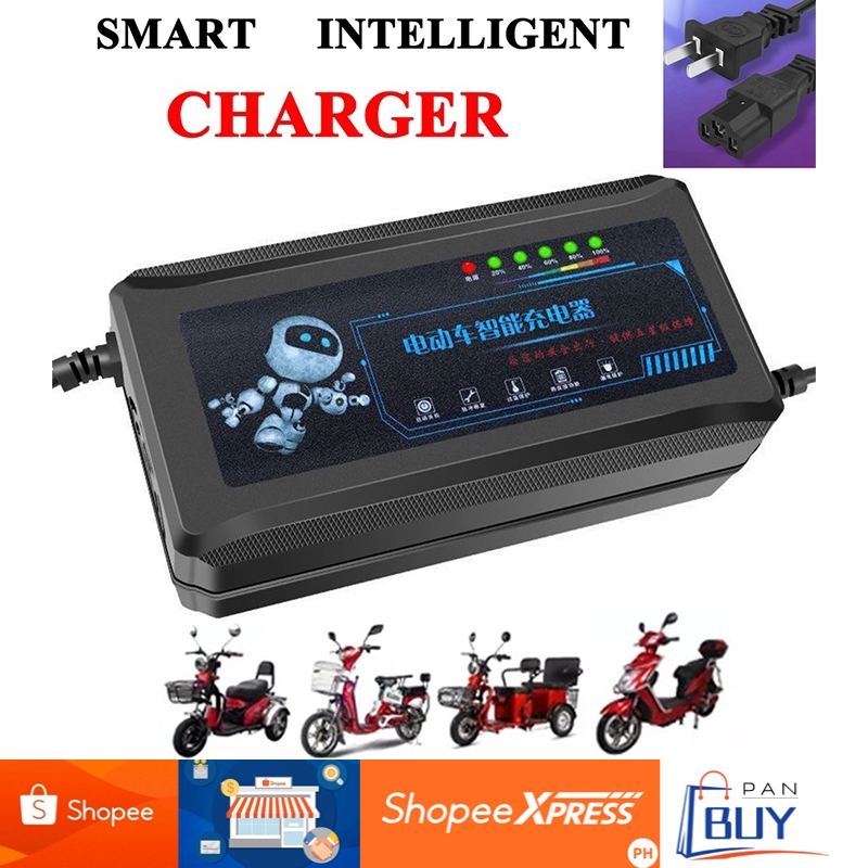 Intelligent Ebike Charger 48V12AH 48V20AH For Battery Lead Acid Battery