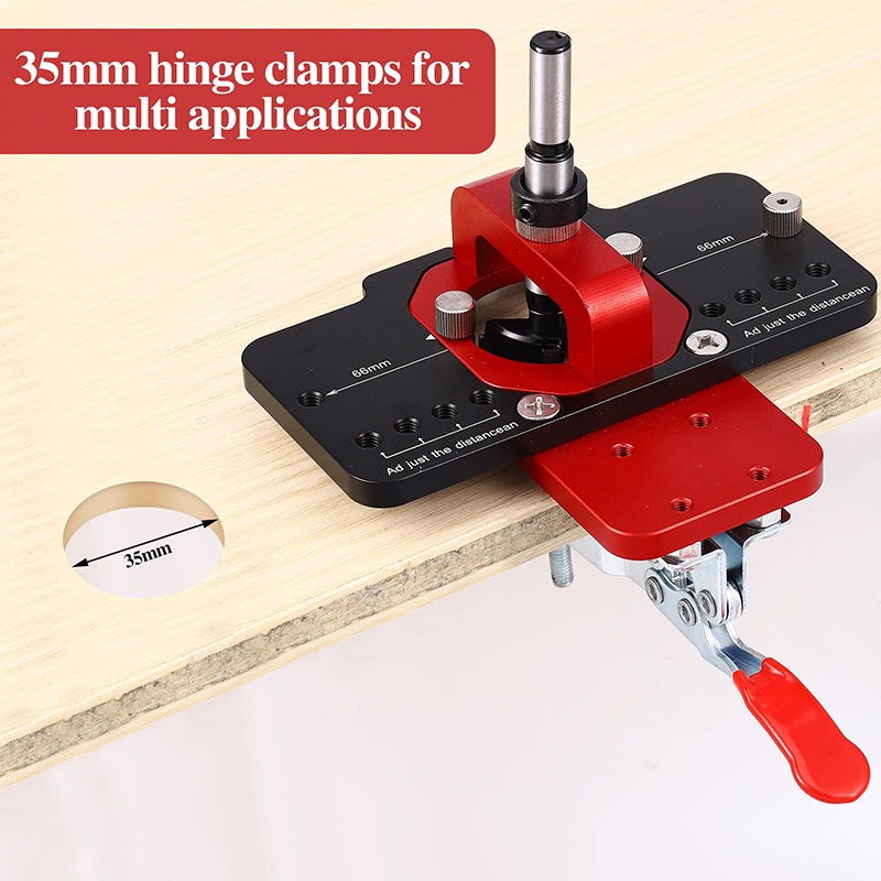 Mm Concealed Hinge Jig Woodworking Dowel Cabinet Jig Aluminum Alloy