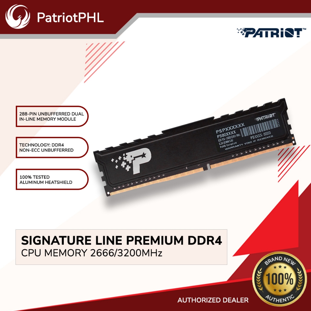 Patriot Signature Premium Ddr Gb X Gb Udimm W Heatshield Ram