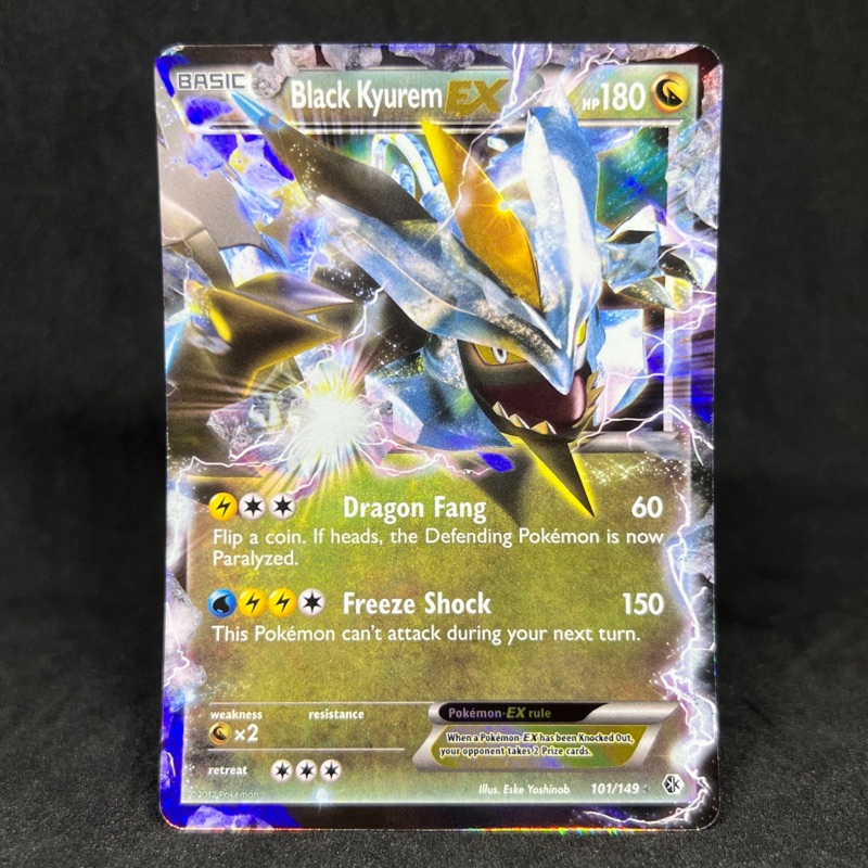 Pokemon Tcg Black Kyurem Ex Ultra Rare Black White